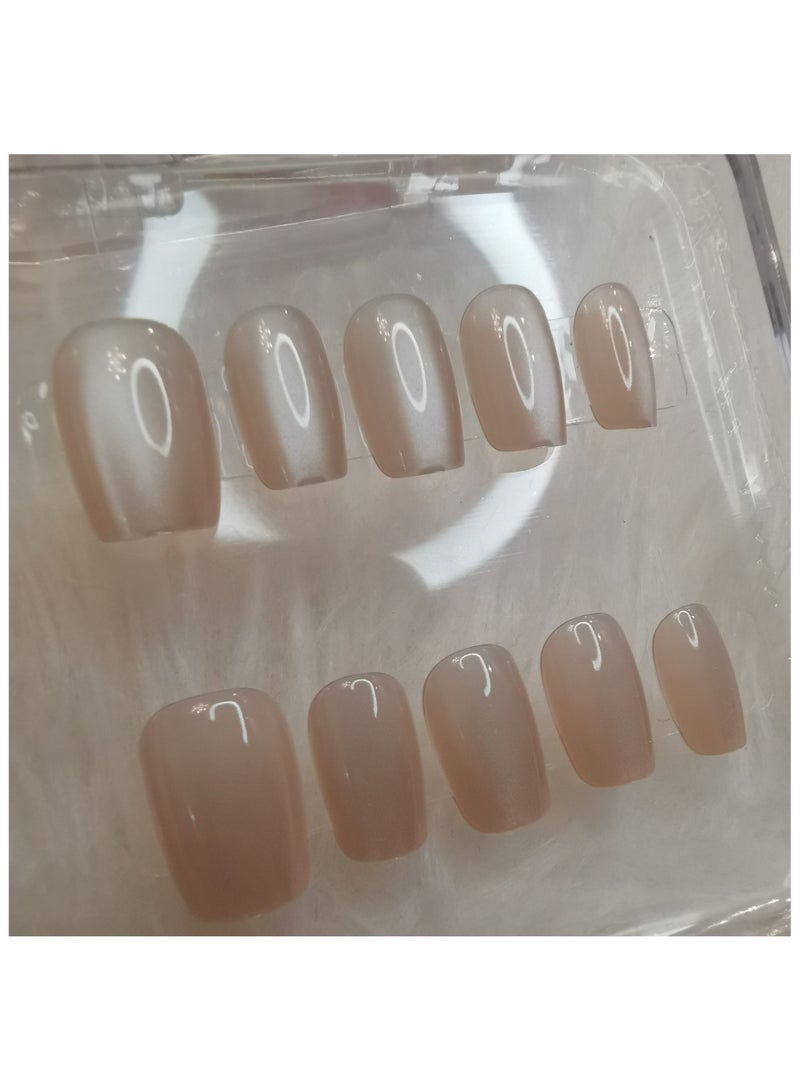 Binzo Beauty Press On Handmade Nails, 10pcs,Nails Art , Acrylic Nails, False Nails，Natually Nails - Image 2