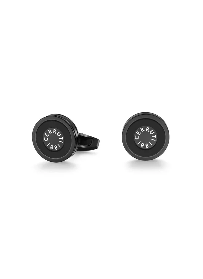 شيروتي 1881 Cerruti 1881 Lorenzo Grey Stainless Steel Cufflink for Men