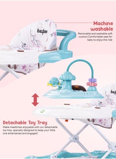 BAYBEE Bulba Baby Walker With Rocker with Three Adjustable Height Foot Mat Canopy 6-18months  - Image 3