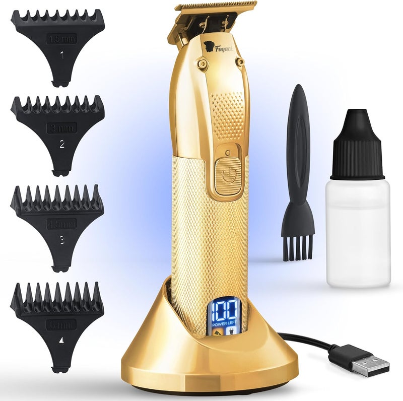 Fagaci Mens Hair Trimmer  Turbo Power with Precise Cutting Adjusted Zero Gap Blades for Clean and Fine Cuts