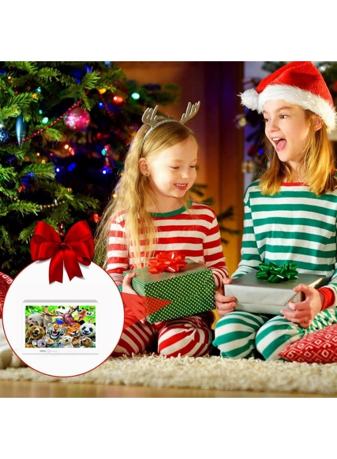 1000-Piece Painted Oil Painting Style Puzzle - Exquisite Art Puzzle Challenge, Perfect for Family Entertainment and Decoration - Image 2