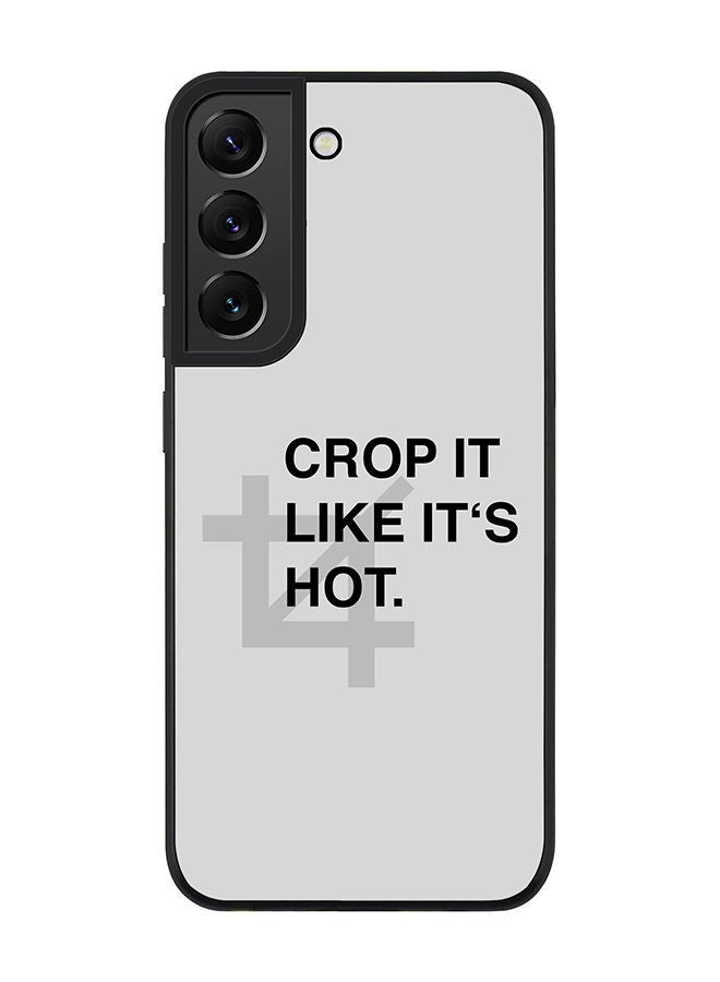 Stylizedd Rugged Black edge case for Samsung Galaxy S21 FE 5G Slim fit Soft Case Flexible Rubber Edges Anti Drop TPU Gel Thin Cover - Crop It  - Image 1