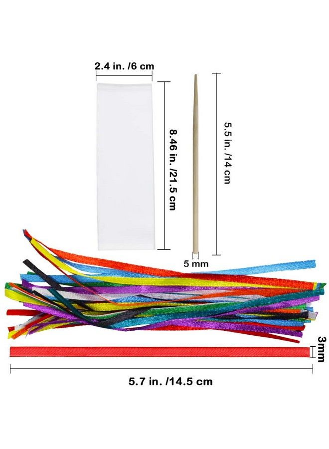 Supla 36 Sets 4 Style Magic Scratch Rainbow Bookmarks Making Kit For Kids Students Party Favor Scratch Paper Diy Bookmarks Bulk With Scratching Tools Satin Ribbons For Classroom Activities - Image 4