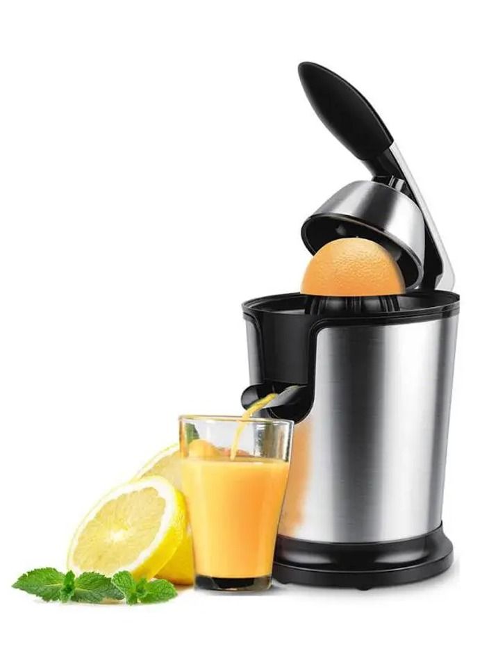 Electric Citrus Juicer Squeezer, for Orange, Lemon, Grapefruit, Stainless Steel Power Soft Grip Handle and Cone Lid for Easy Use