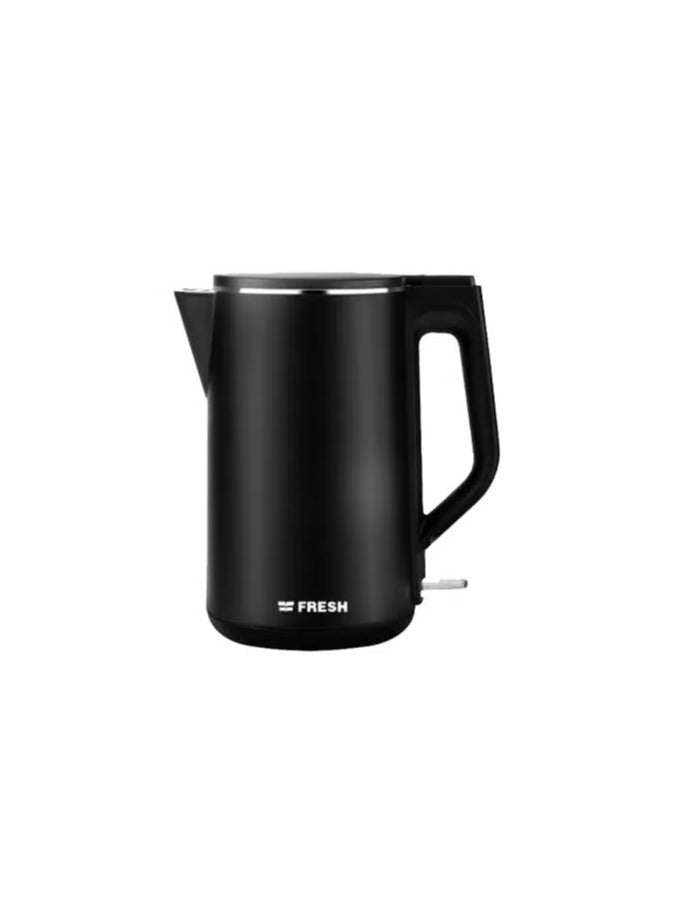 Fresh Kettle Water Bottle 1.7L 2-Tier 2200W - Black - FDK-17B