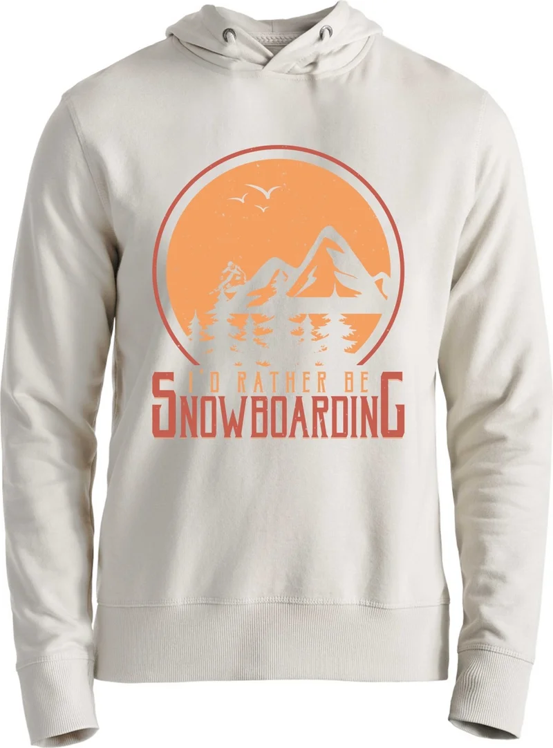 الفا تيشيرت Rather Snowboard Ecru Sweatshirt