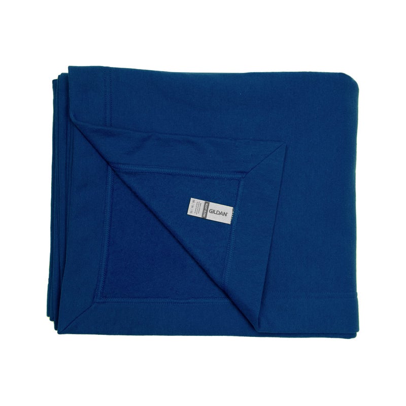 Gildan Heavy Blend Fleece Blanket Style G18900 Navy 50 x 60