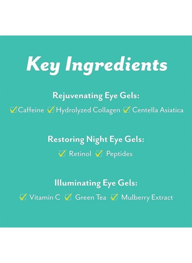 Patchology "All Eyes On You Under Eye Patches For Dark Circles and Puffy Eyes Care & Treatment - Under Eye Mask with Collagen, Retinol, Green Tea - Eye Bags, Puffiness & Wrinkles Reducer (6 Pairs)  - Image 5