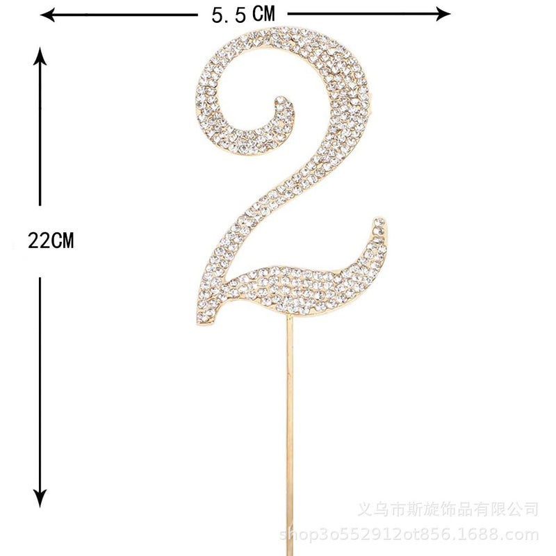 Wedding Cake Insert Insert Wedding Anniversary Wedding Cake Accessories Large Number 15,16,25, 60 - Image 1