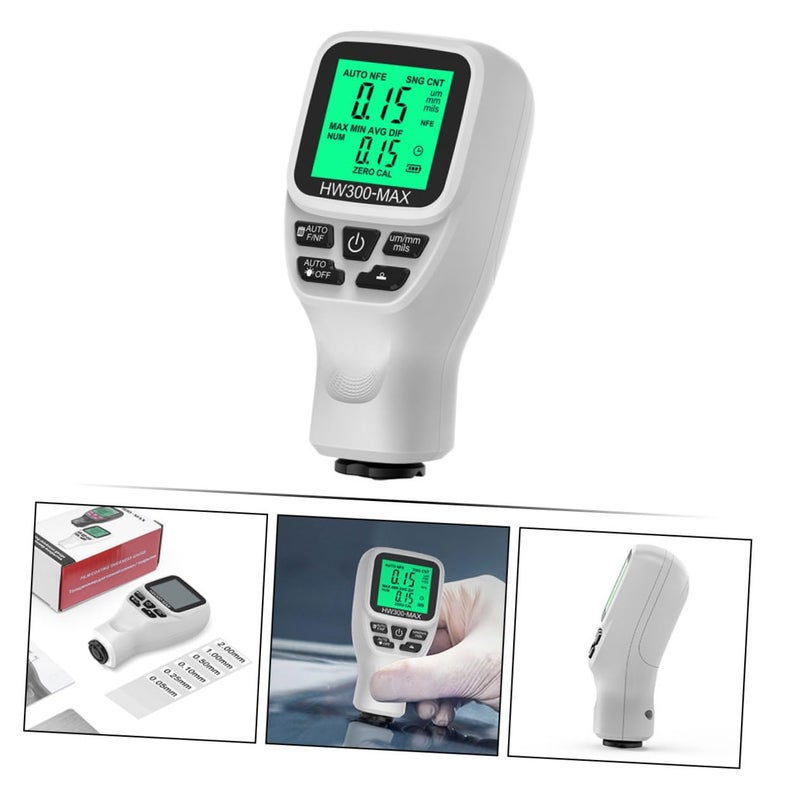 BUGUUYO Digital Paint Thickness Gauge for Car Coating Accurate Paint Thickness with LCD Display Automotive Paint Gauge Thickness Tester Handheld Coating Thickness - Image 3