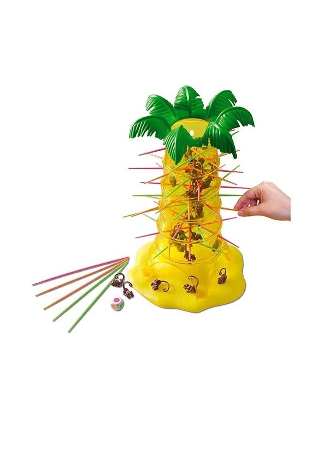 Generic - Skip Monkeys Kids Game with Monkey Game Pieces, Sticks and Game Unit, Easy-to-Learn, 3+, 2 to 4 Players - Image 1