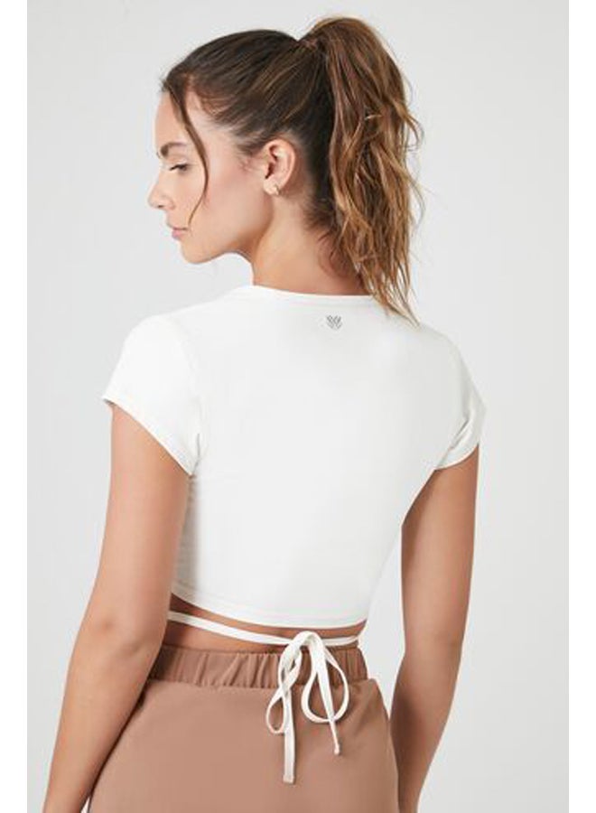 FOREVER 21 Active Wraparound Crop Top  - Image 3