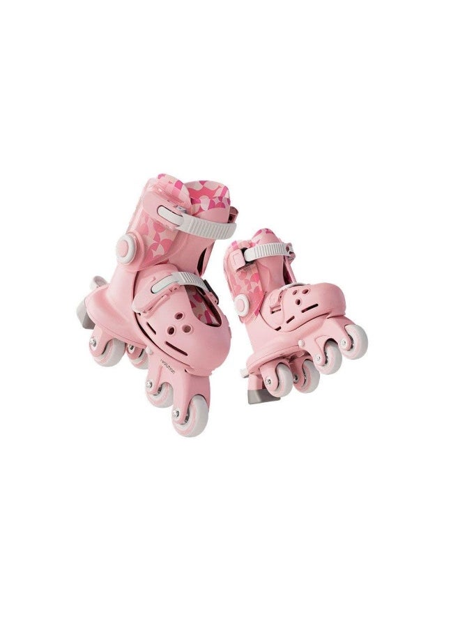 Yvolution Yvolution Twista 2-in-1 Adjustable In-Line Skates (Pink, S)  - Image 2