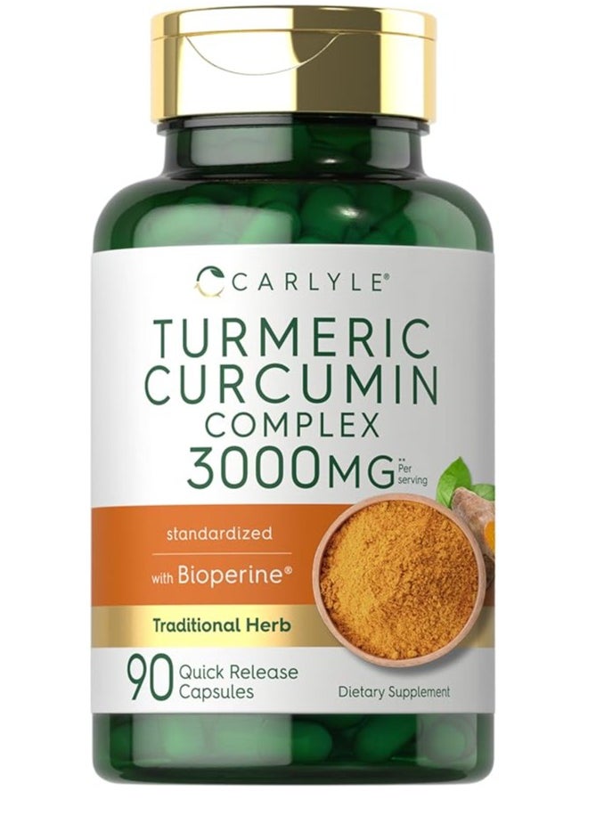 Turmeric Curcumin with Black Pepper 3000mg per saving90 Powder Capsules - pzsku/Z3CD565E9F3726F254462Z/45/_/1727800175/132e25f2-535d-4ea8-affc-a2edb20dfa44