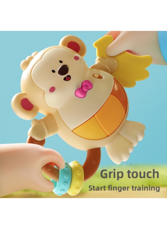 Generic - Fun Little Monkey Multi-functional Early Education Finger Electronic Organ Baby Teether Infant Soothing Rattle Beaded Toy-Specifications:Monkey Finger Piano - Image 1