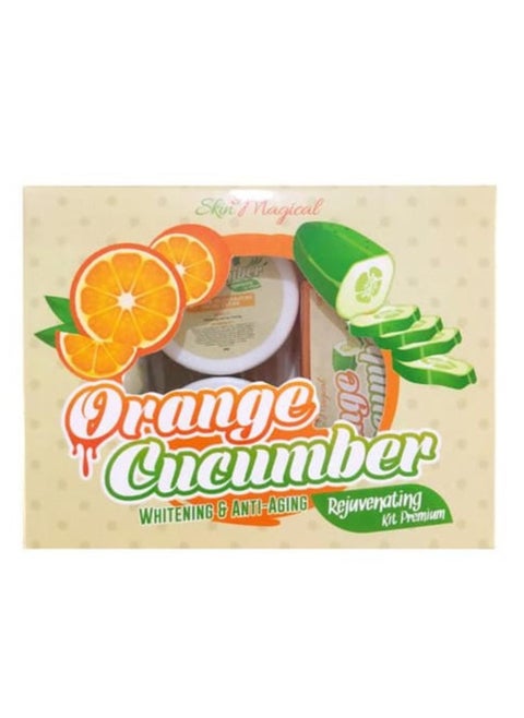 Orange Cucumber Whitening & Anti-Aging Rejuvenating Set