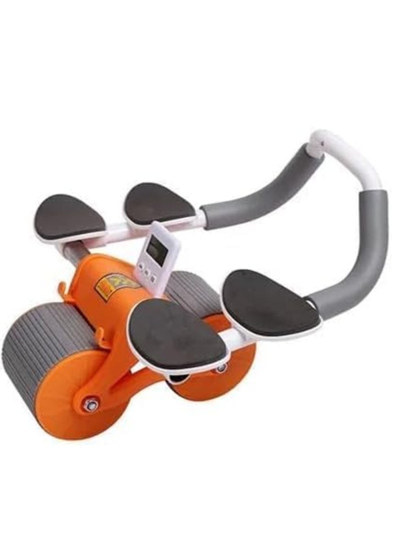 ELTRAZONE Automatic Abs Roller Wheel with Elbow Support, Rebound Abdominal Wheel Roller, Ab rollers Wheel Exercise Equipment with Knee Pad and Timer for Men Women  - Image 1