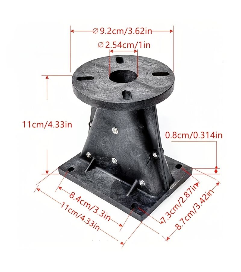 Professional Line Array Horn 1pc Audio Accessory 4.33 Inch X 3.43 Inch X 4.33 Inch 1.02 Inch Throat For Remote Sound Applications - Image 2