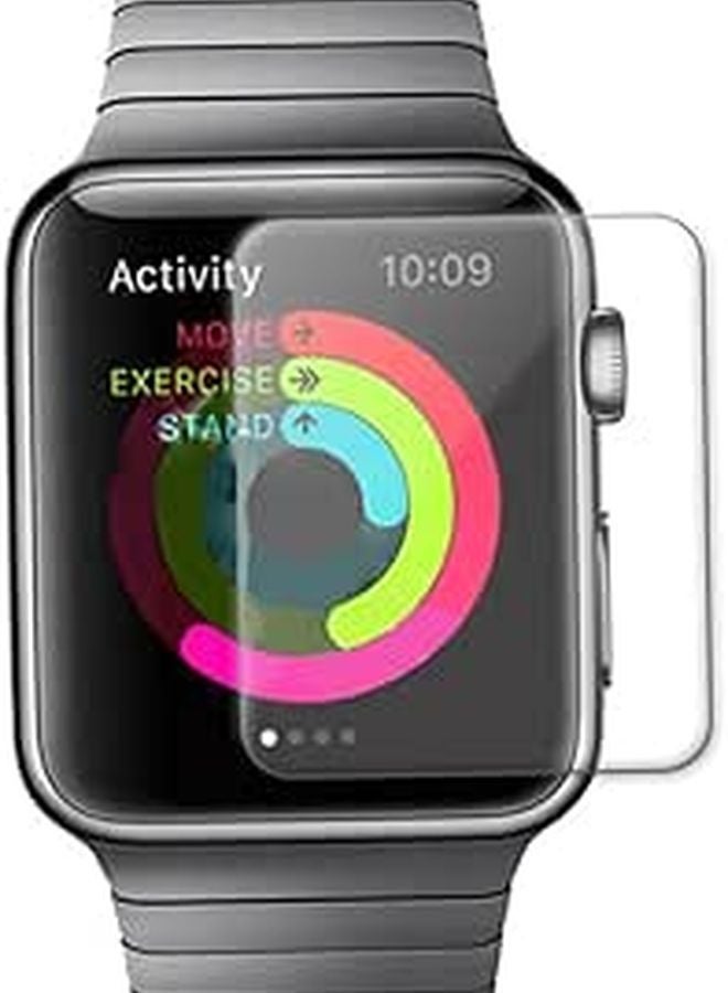 6 Pack 40mm Flexible Tempered Glass Screen Protector with Reusable Silicone Adhesive - Image 1
