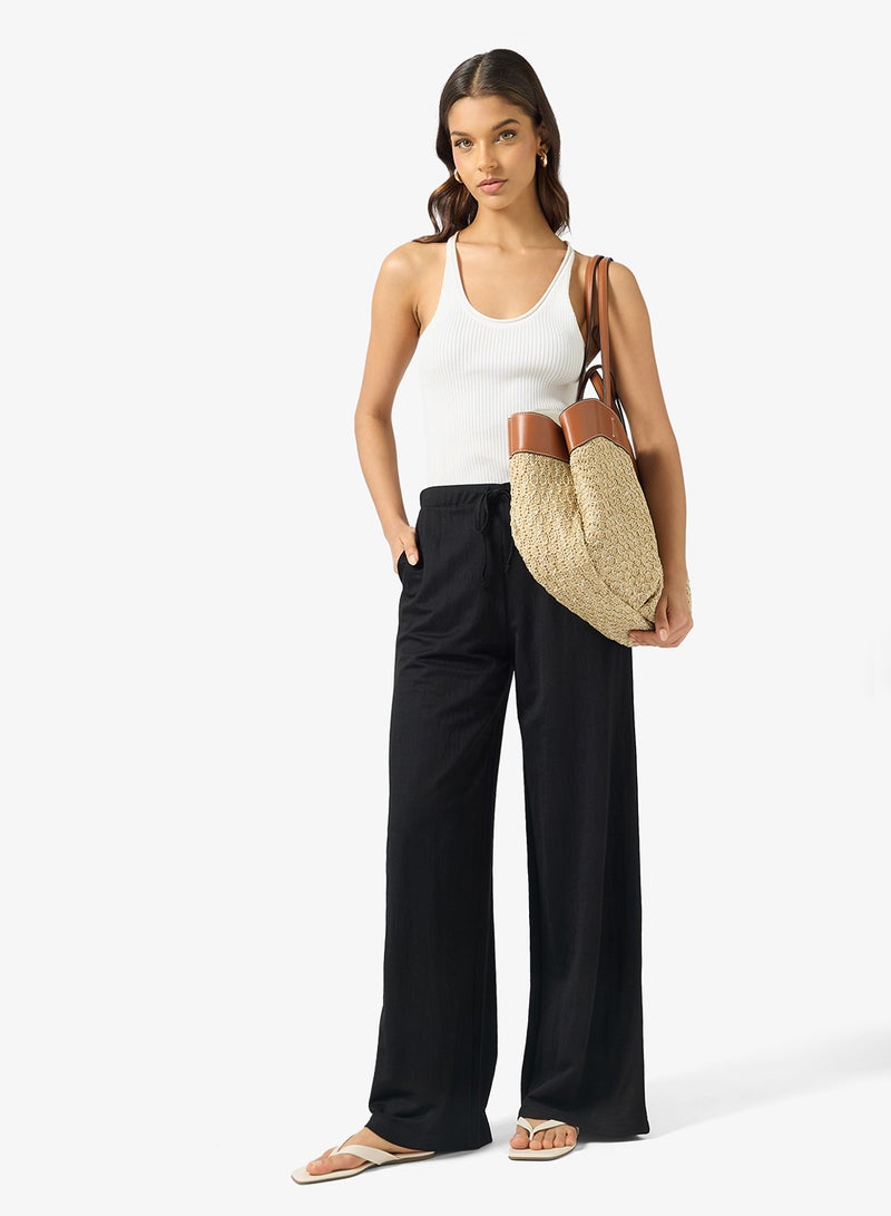 ONLY Casual Relaxed Drawstring Trousers - Image 2