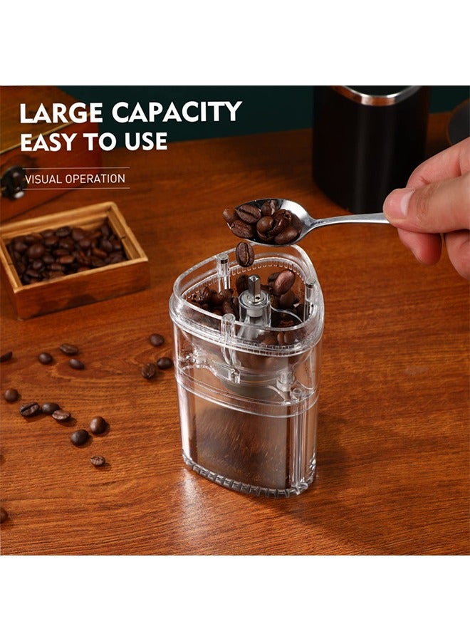Portable Mini Coffee Grinder, Rechargeable Coffee Grinder, Coffee Bean Grinder with Multiple Fine to Coarse Grind Settings, Conical Ceramic Grinding Core, for Travel, Camping, Office, Espresso, etc  - Image 3
