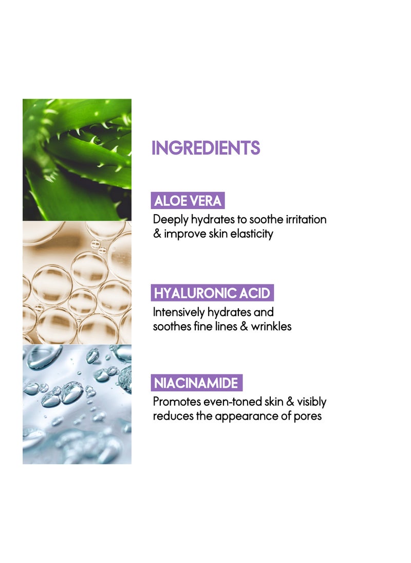 ELLE ELLE Youth Boosting Serum Mask – Anti-Aging, Hydrating, Brightening & Firming Face Mask – Infused with Peptides, Hyaluronic Acid, and Niacinamide for Youthful Skin, Pack of 4  - Image 4