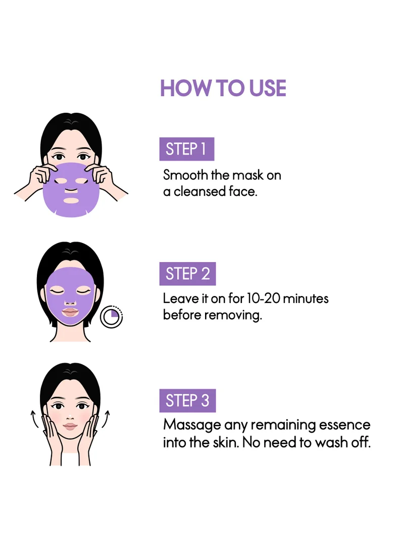 ELLE ELLE Youth Boosting Serum Mask – Anti-Aging, Hydrating, Brightening & Firming Face Mask – Infused with Peptides, Hyaluronic Acid, and Niacinamide for Youthful Skin, Pack of 4