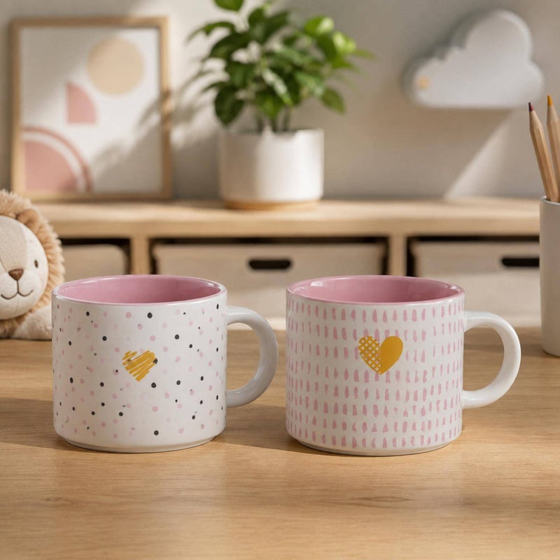 بان هوم  كوب سيراميك للأطفال Whimsy سعة 510 مل - ألوان متنوعة - Image 1