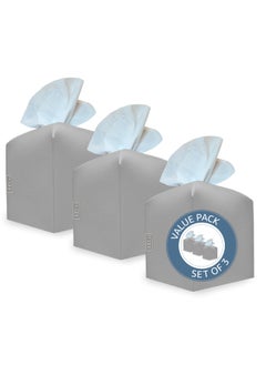 Stone Grey Cube (Pack of 3)