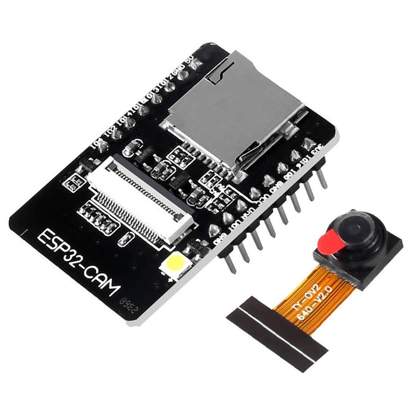 AiTrip 1PCS ESP32-CAM Camera WiFi + Bluetooth Module 4M PSRAM Dual-core 32-bit CPU Development Board with OV2640 2MP Camera Module Support Image WiFi Upload - Image 1