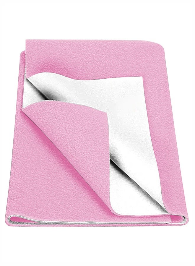 BabyMoo Changeable Dry Sheet I Water-Resistant Bed Protector Sheet I Baby Water Proof Dry Sheet (1, Pink, Small) - Image 1