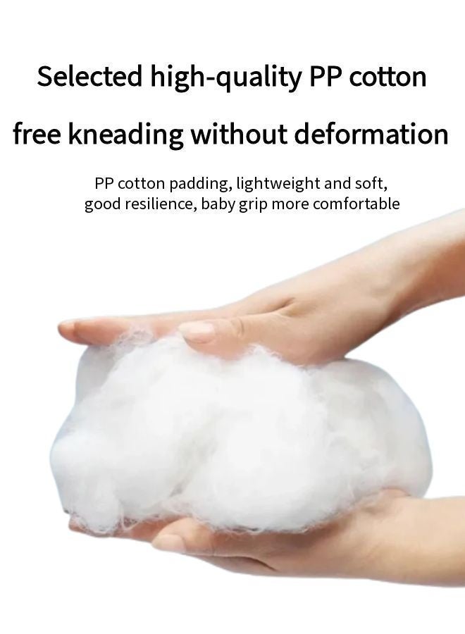 Vixplorn Baby Chair Baby learning sitting seat, baby sofa toys, baby learning chair, cartoon cute plush newborn sofa, crystal velvet fabric, PP cotton filling, toddler children gift, suitable for baby children - Image 4