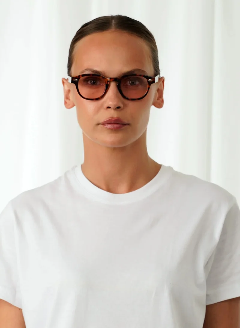  اكسبليست باوتس Explicit Poets Unisex JOHNNY TORTOISE Tortoise - Gradient Green Stylish Sunglasses, 2EP64