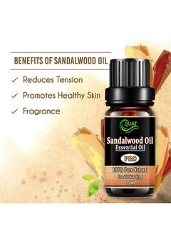 Quat Quat Sandalwood Essential Oil for Skin & Face 100% Pure & Natural Best Therapeutic Grade for Aromatherapy - 15ml  - Image 3