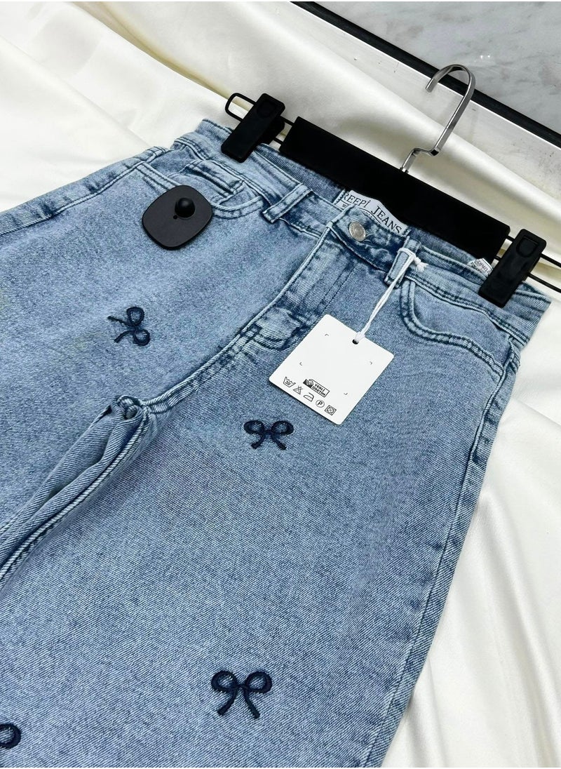 Generic - High-waisted, wide-legged Voinka jeans, size 36, fits from 55 to 75 kg - Image 1