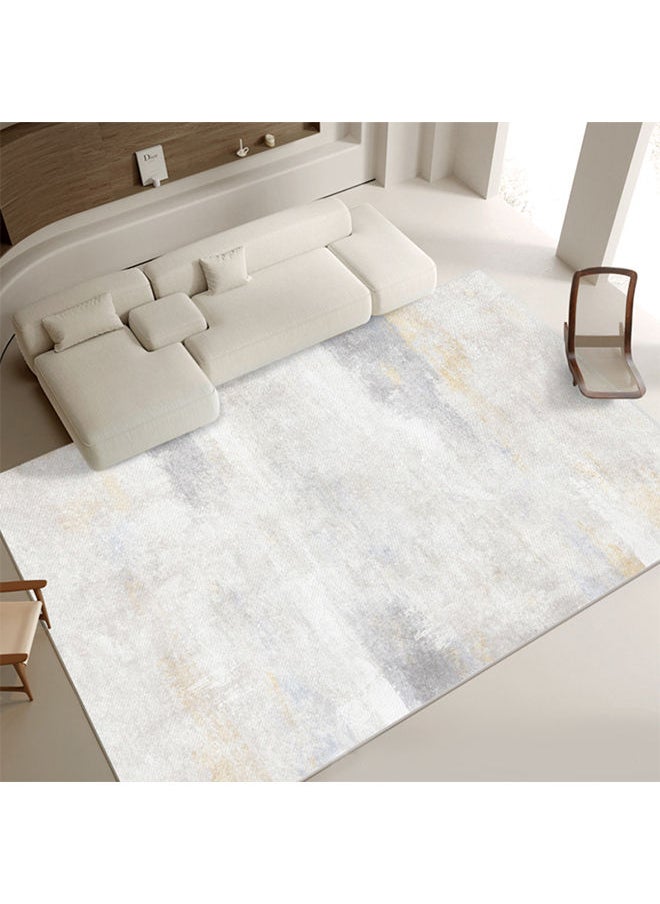 GOOTOY GOOTOY Modern Home Living Room Light Luxury Carpet    Rectangle Viscose Grey 200*300cm  - Image 1