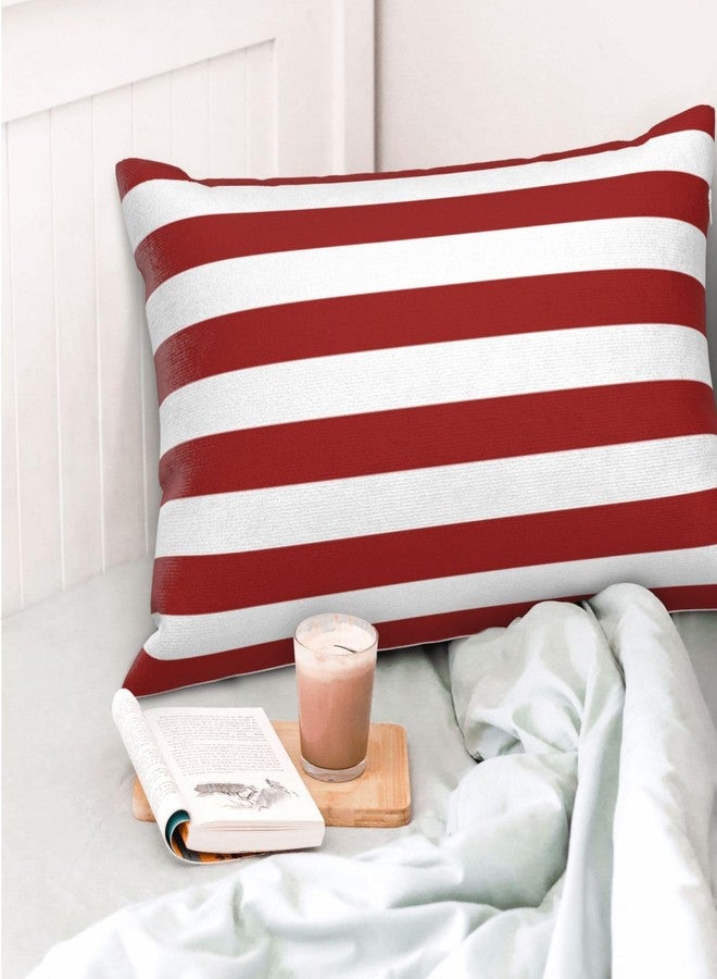 Lcokin Red and White Stripes Throw Pillow Cover 12X20 Pillow Covers in Soft Pillow Cases Cushion Modern Farmhouse for Couch Sofa Living Room Bedroom Home Decor Set of 2 - Image 5