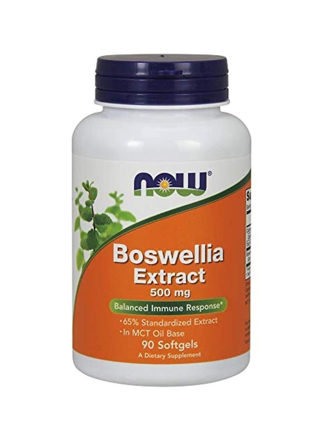Now Foods Boswellia Extract Dietary Supplement 500mg - 90 Softgels - Image 1
