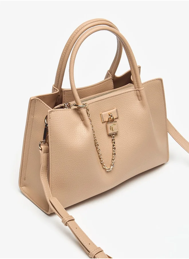 لو كونفورت Tote Bag with Zip Closure and Detachable Strap