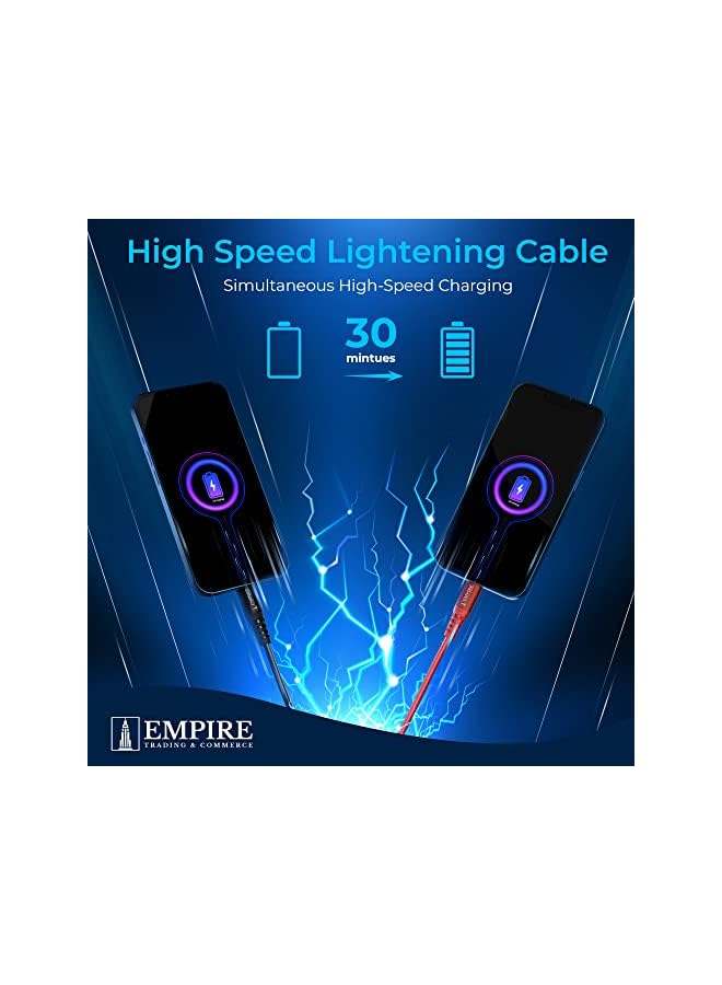 PROMASS Fast Car Charger with PD 60W Dual Port + 2 Phone Charger iPhone Cables (3m & 1m) USB C Car Charger, iPhone Car Charger Fast Charging Technology with FREE Air Freshener & Overcharging Protection - Image 3