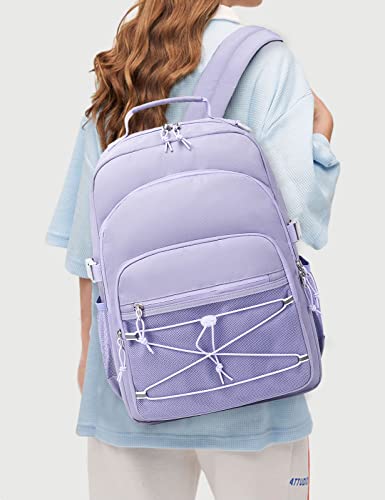mygreen Girls Backpack Kids Elementary Camo School Bags for Kindergarten Primary Bookbags Lightweight Waterproof Sturdy Durable Gift Polyester 16 Inch for Age 715 Purple - Image 3