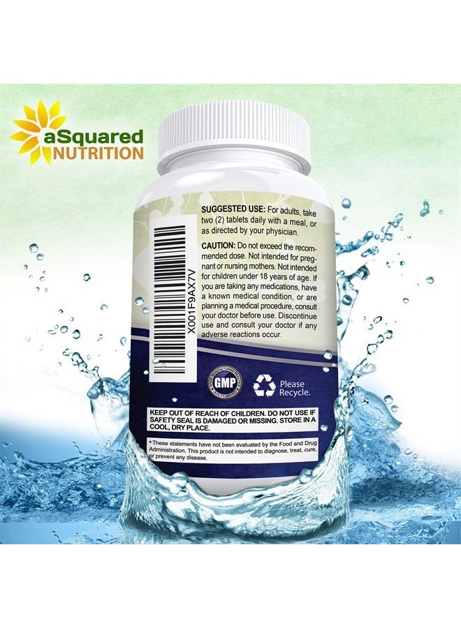aSquared Nutrition Magnesium Glycinate 400mg - 180 Tablets - Max Strength Magnesium Bisglycinate Supplement - Maximum Bioavailability & Absorption - Non-GMO - Not Buffered - Supports Muscles, Bones & Heart - Image 3