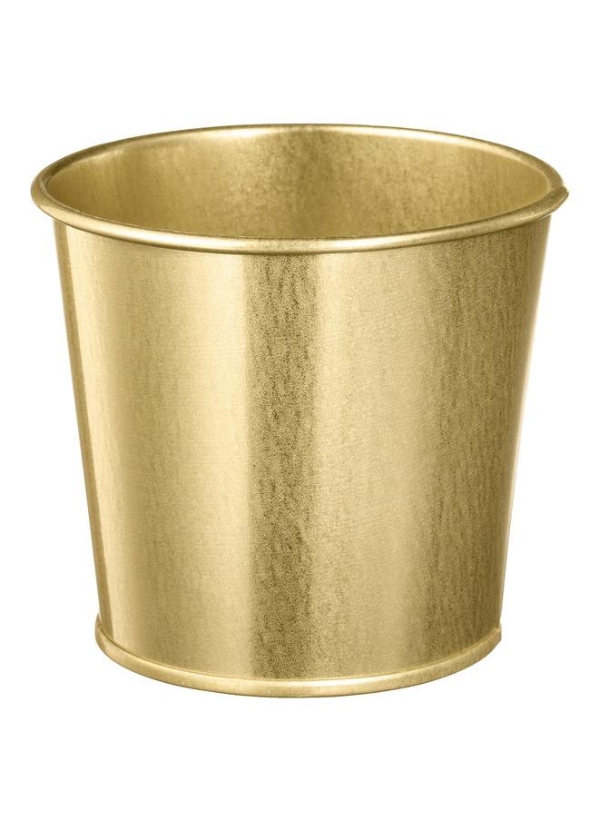 Green Tiger Plant pot, brass-colour, 9 cm  - Image 1