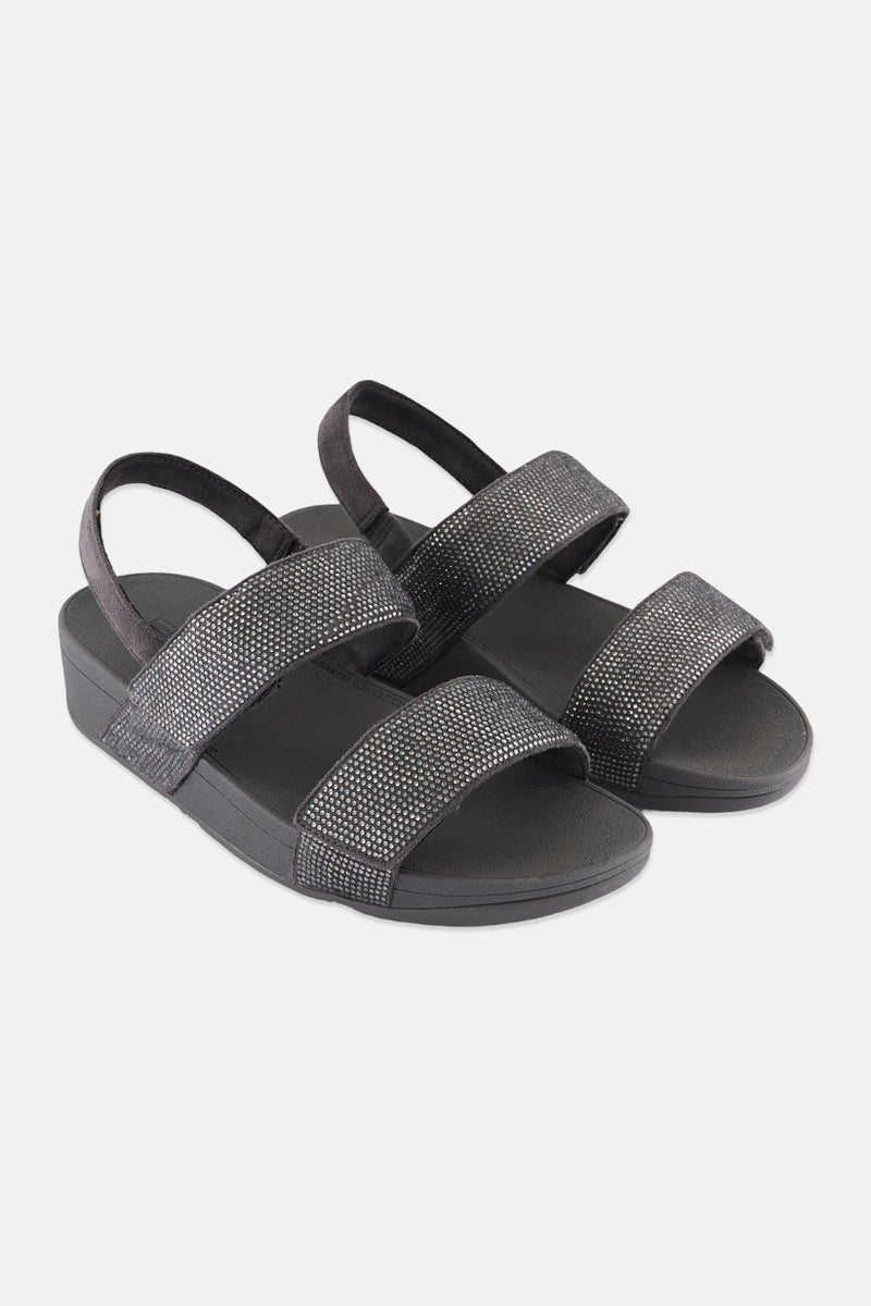 FitFlop Women Mina Crystal Sling Back Sandals, Grey - Image 1