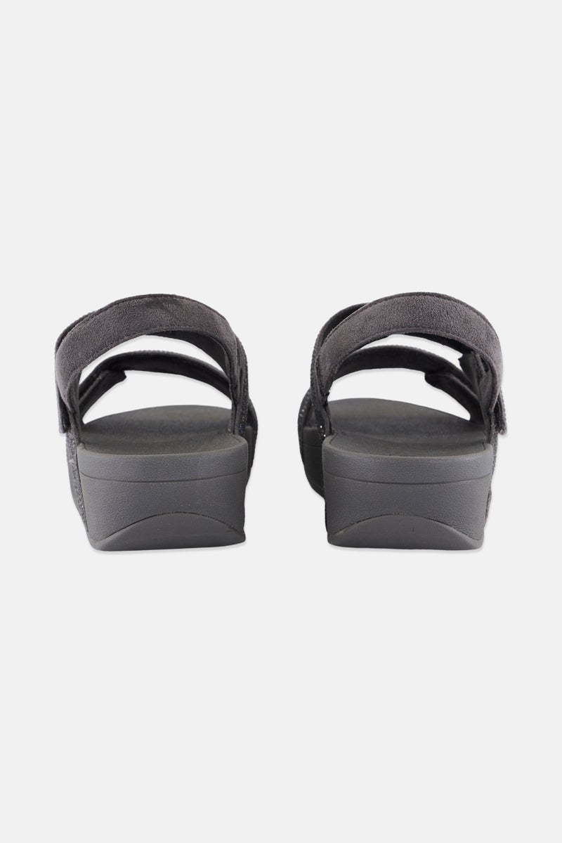FitFlop Women Mina Crystal Sling Back Sandals, Grey - Image 3