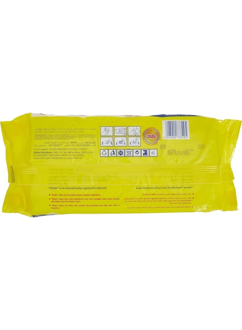 Chubs Sensitive Baby Wipes, Fragrance-Free, 40 Count - Image 2