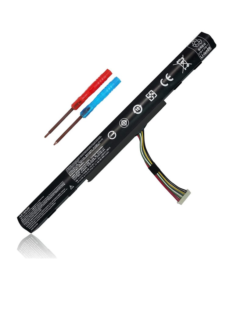 AS16A5K Battery Recplacement For Acer. Aspire E15 E5-475 E5-523 E5-553 E5-575 E5-575G E5-576 E5-774G E5-575G-53VG Series,Fit P/N AS16A7K AS16A8K