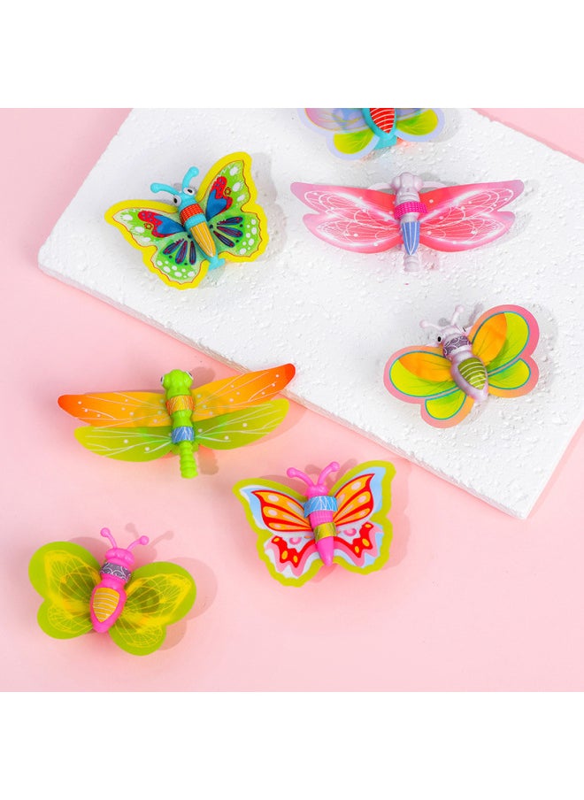 Assembled Mini Dragonfly Butterfly Car Trick Funny Creative Exotic Kindergarten Children's Small Toys Cross-border-Specifications:Assembled Bounce Elf (5000/box)  - Image 3