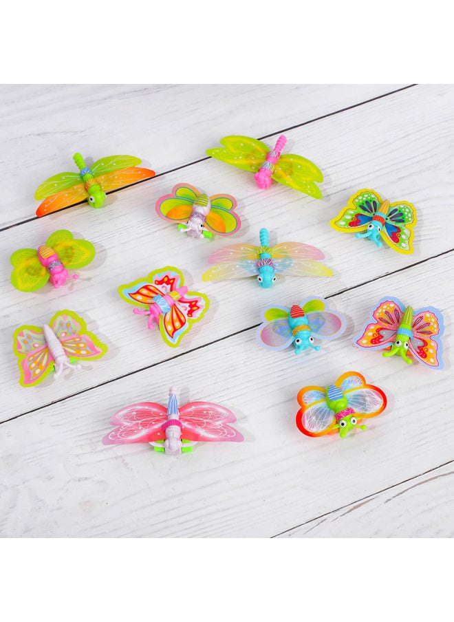 Assembled Mini Dragonfly Butterfly Car Trick Funny Creative Exotic Kindergarten Children's Small Toys Cross-border-Specifications:Assembled Bounce Elf (5000/box)  - Image 5