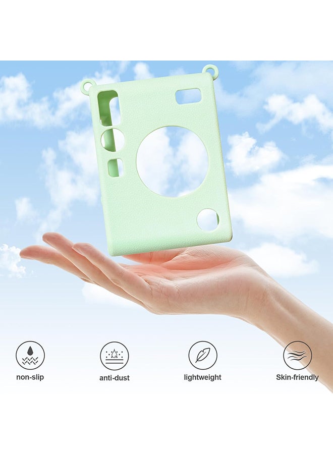 O Ozone Silicone Case for Instax Mini EVO Instant Camera – Soft Rubber Protective Cover, Slim Fit & Lightweight, Shockproof Skin for Mini EVO- Green - Image 3